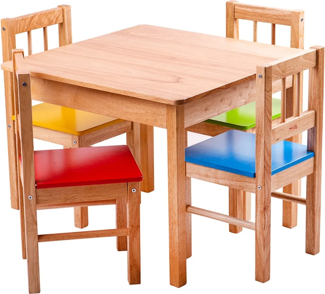BIGJIGS Houten Tafel - Multi