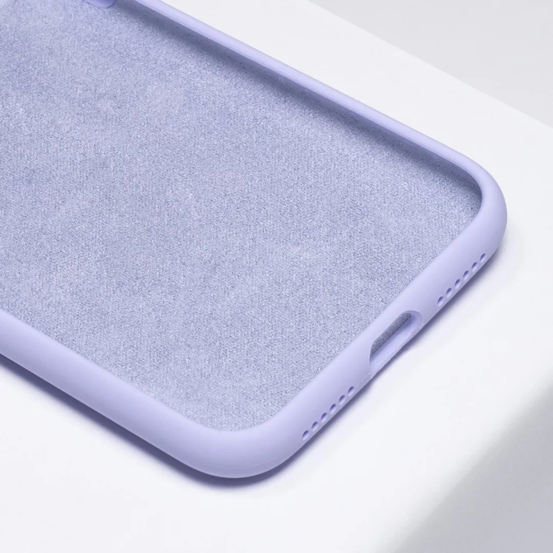 BMAX Siliconen Hoesje iPhone X - Lila - BMAX818234