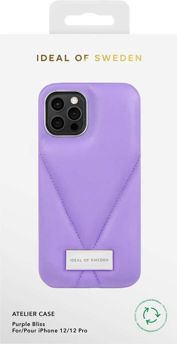 iDeal of Sweden Fashion Case Atelier iPhone 12/12 Pro Purple Bliss