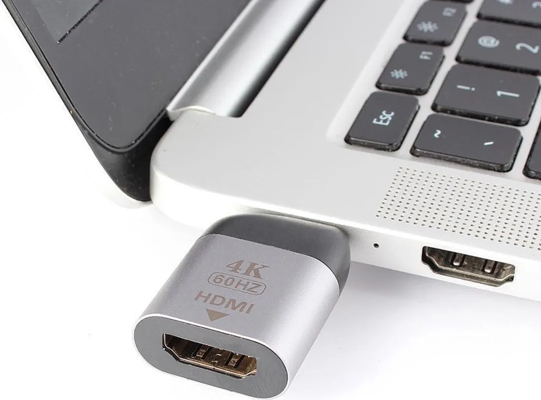 NÖRDIC C-HDMI USB-C naar HDMI Adapter 4K60Hz - Spacegrijs