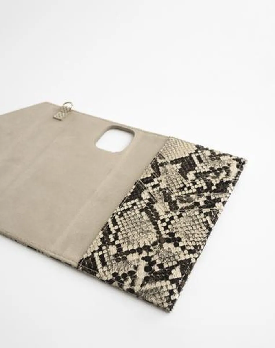 iDeal of Sweden Envelope Clutch iPhone 11 Pro Max/XS Max - 3 Pasjes - Desert Python - afbeelding 5 van 5
