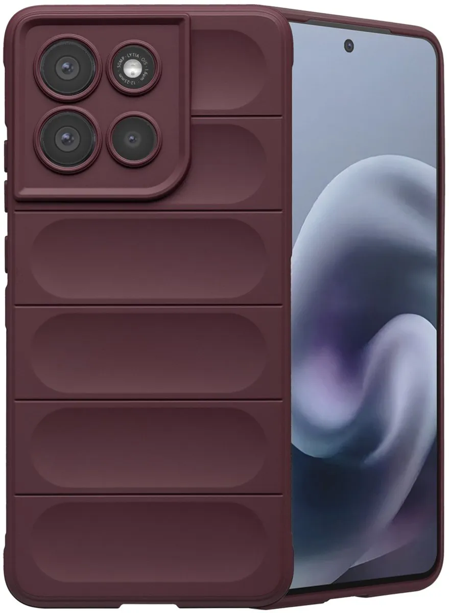 Imoshion Moto G86 Hoesje - Aubergine