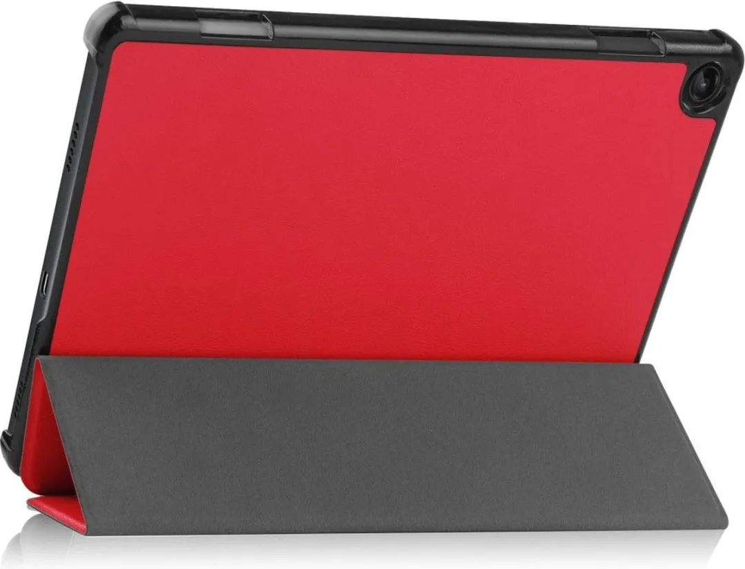 Just in Case Cazy Lenovo Tab M10 (3rd Gen) TriFold Bookcase Hoes - Rood