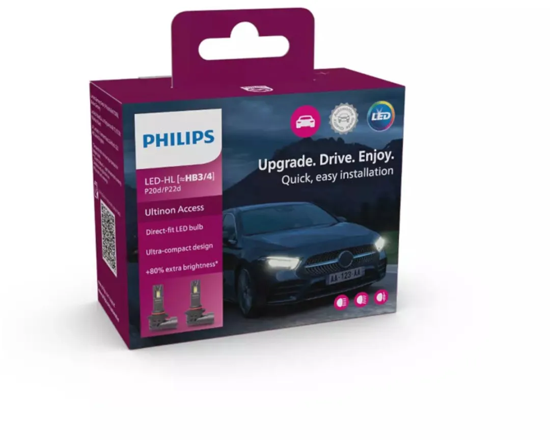 Philips Ultinon Access LED HB3 HB4 Set 11005U2500CX - 2 Stuks