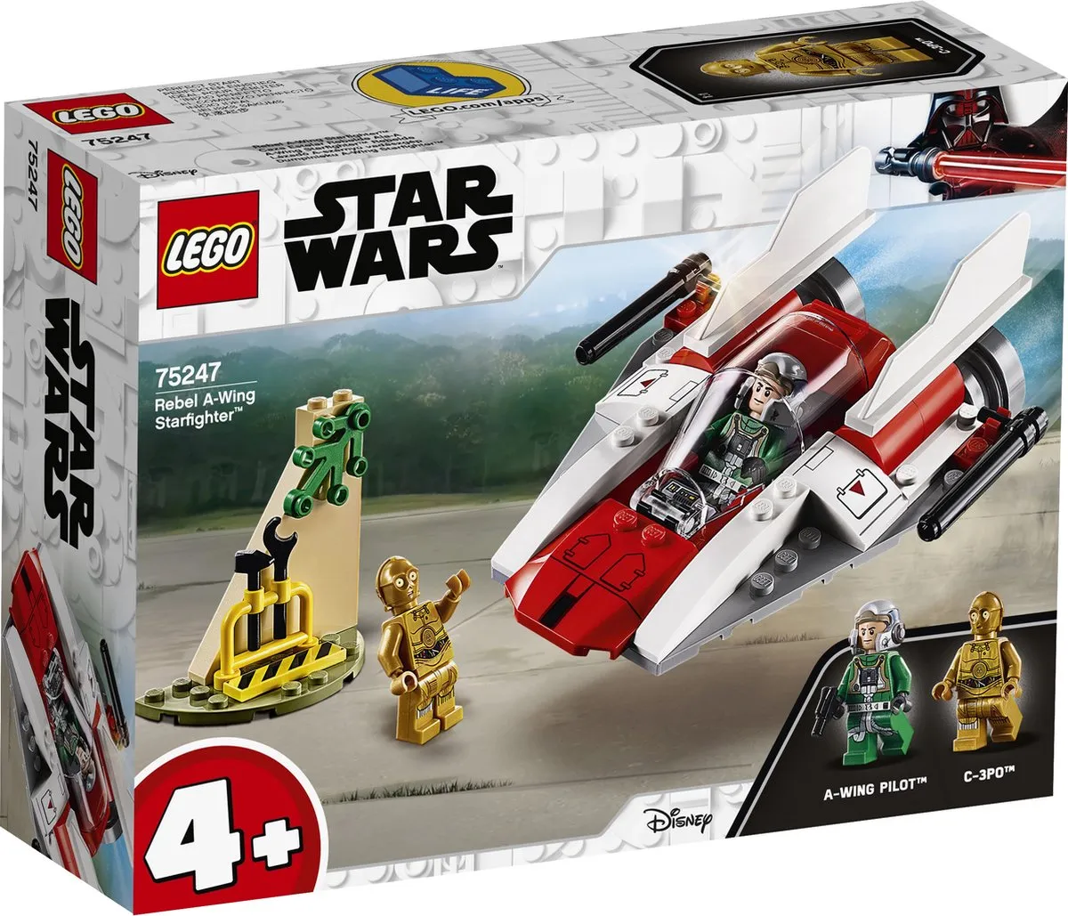 LEGO 4+ Star Wars Rebel A-Wing Starfighter 75247