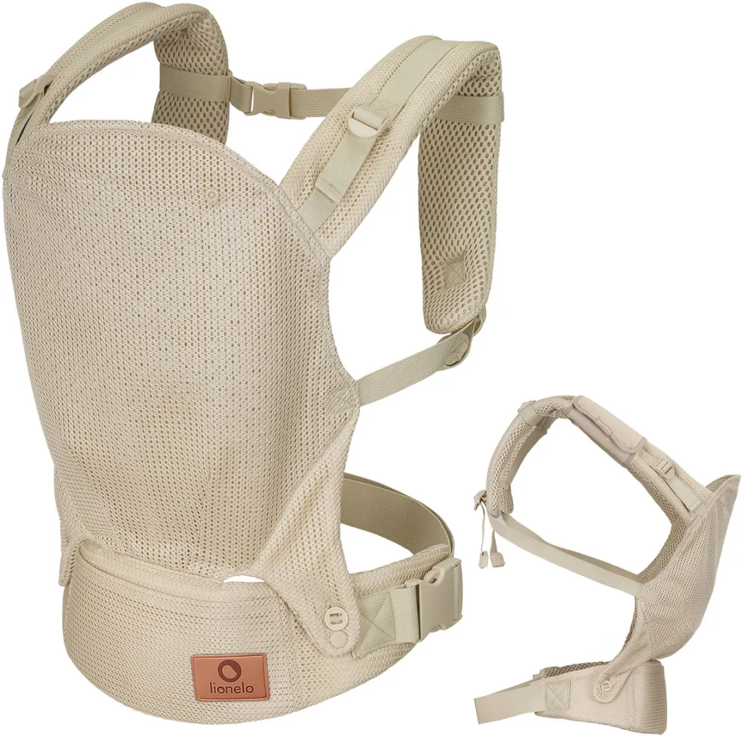 Lionelo Margareet Air Draagzak - 3 Posities - 4mnd-20kg - Zwart