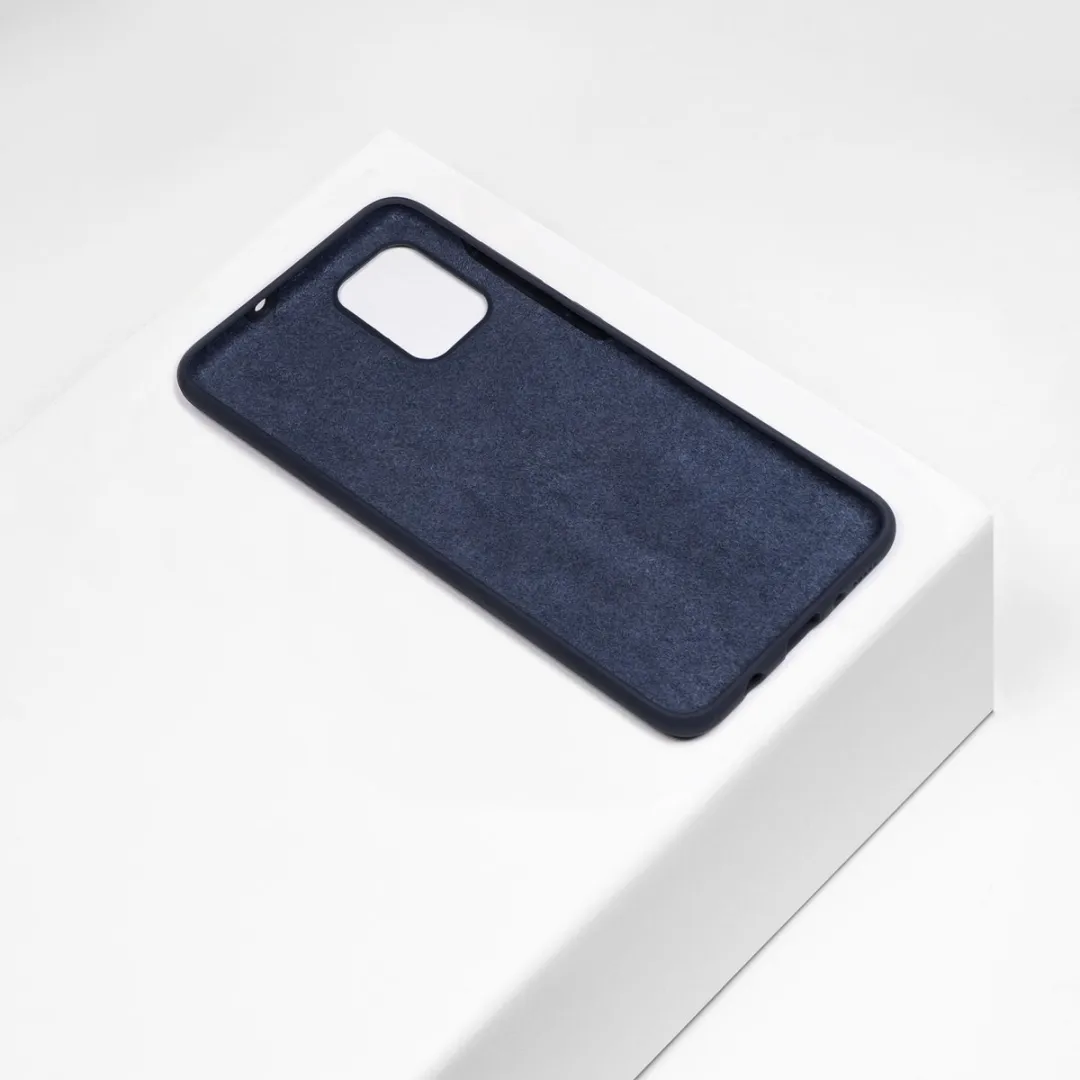 BMAX Siliconen Hard Case Samsung Galaxy A71 - Donkerblauw
