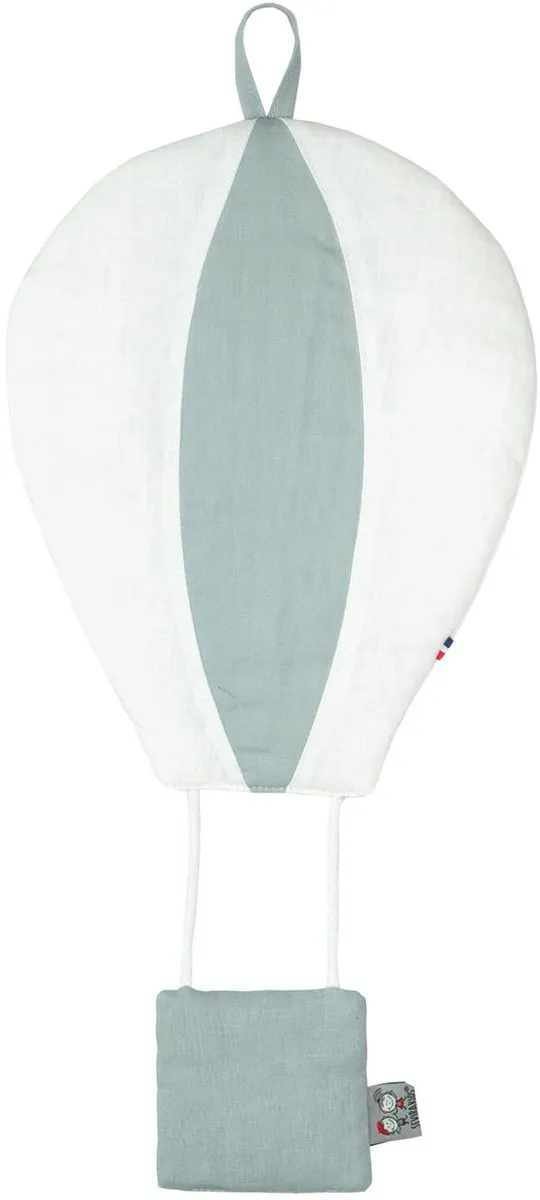 Sevira Kids - Bicolore decoratieve muurballon van linnen - Groen