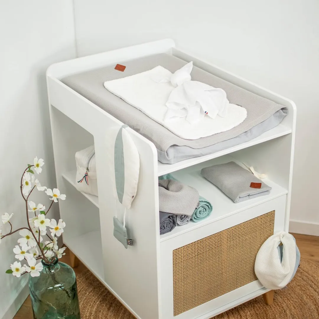 Sevira Kids - Bicolore decoratieve muurballon van linnen - Groen