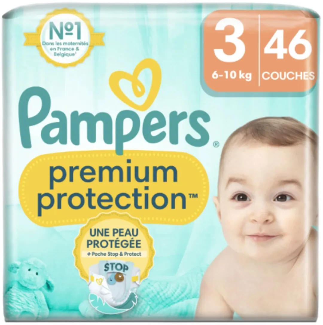 Pampers Premium Protection Maat 3 Luiers - 46 Stuks