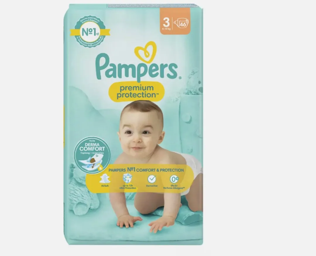 Pampers Premium Protection Maat 3 Luiers - 46 Stuks