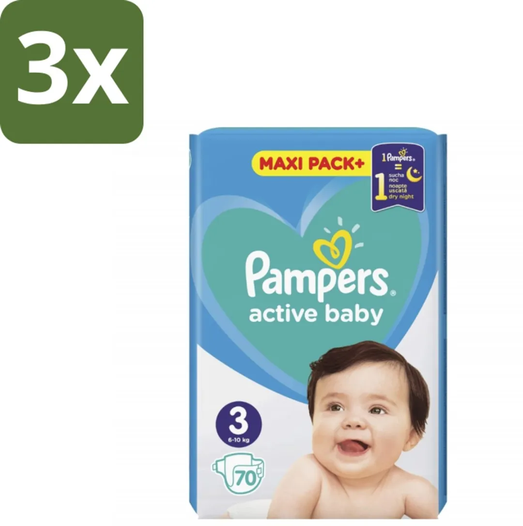 Pampers Active Baby Luiers Maat 3