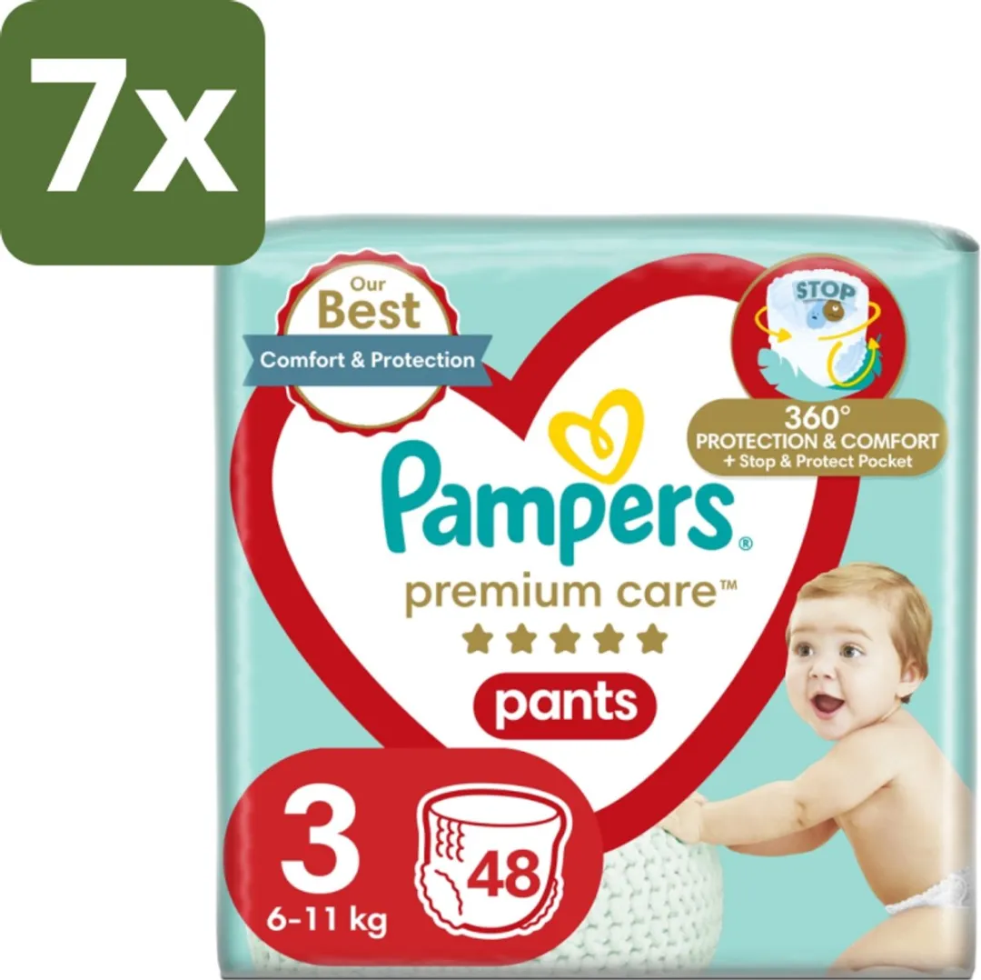 Pampers Premium Care Pants Maat 3 - 48 Luiers