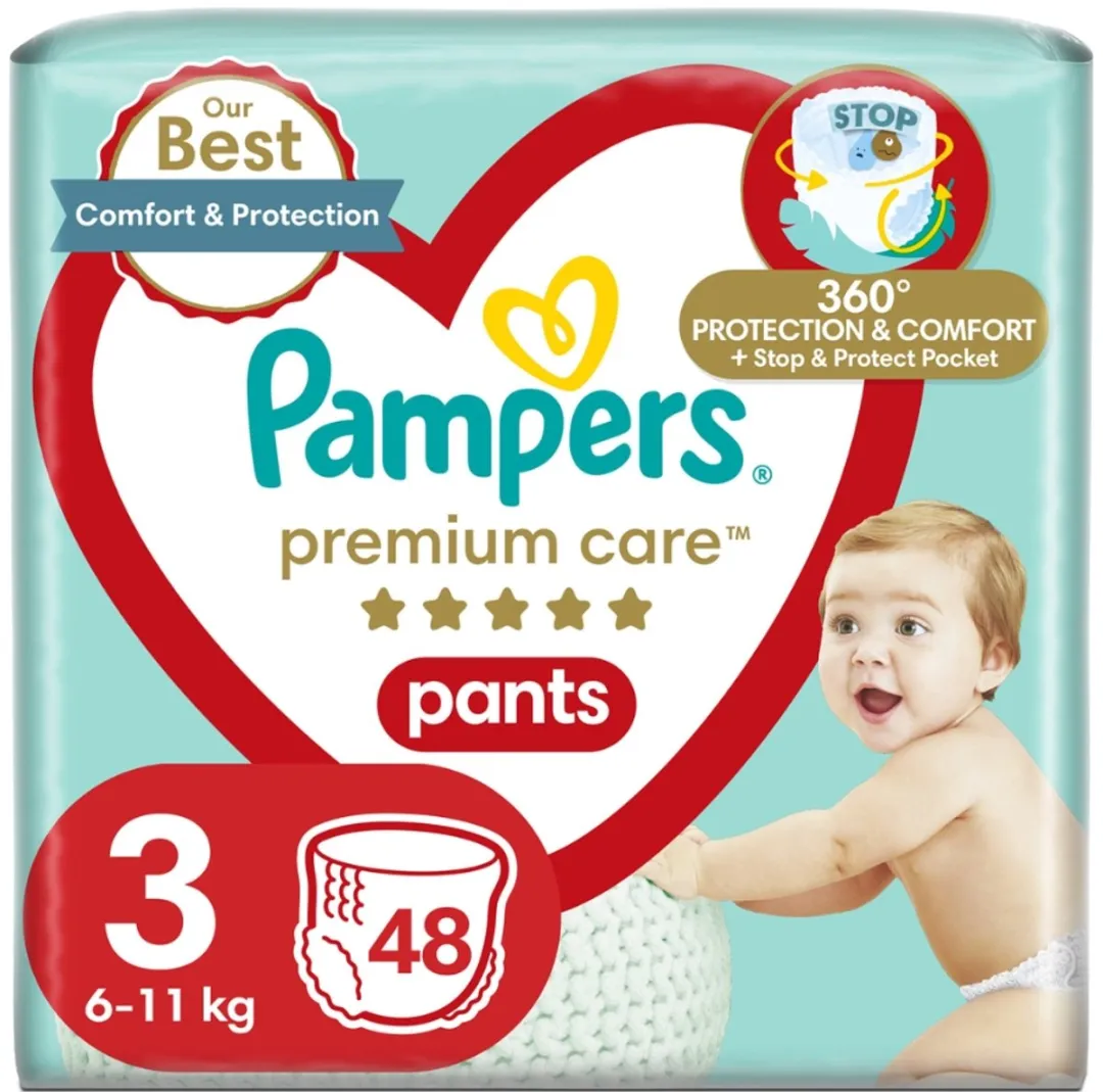 Pampers Premium Care Pants Maat 3 - 48 Luiers