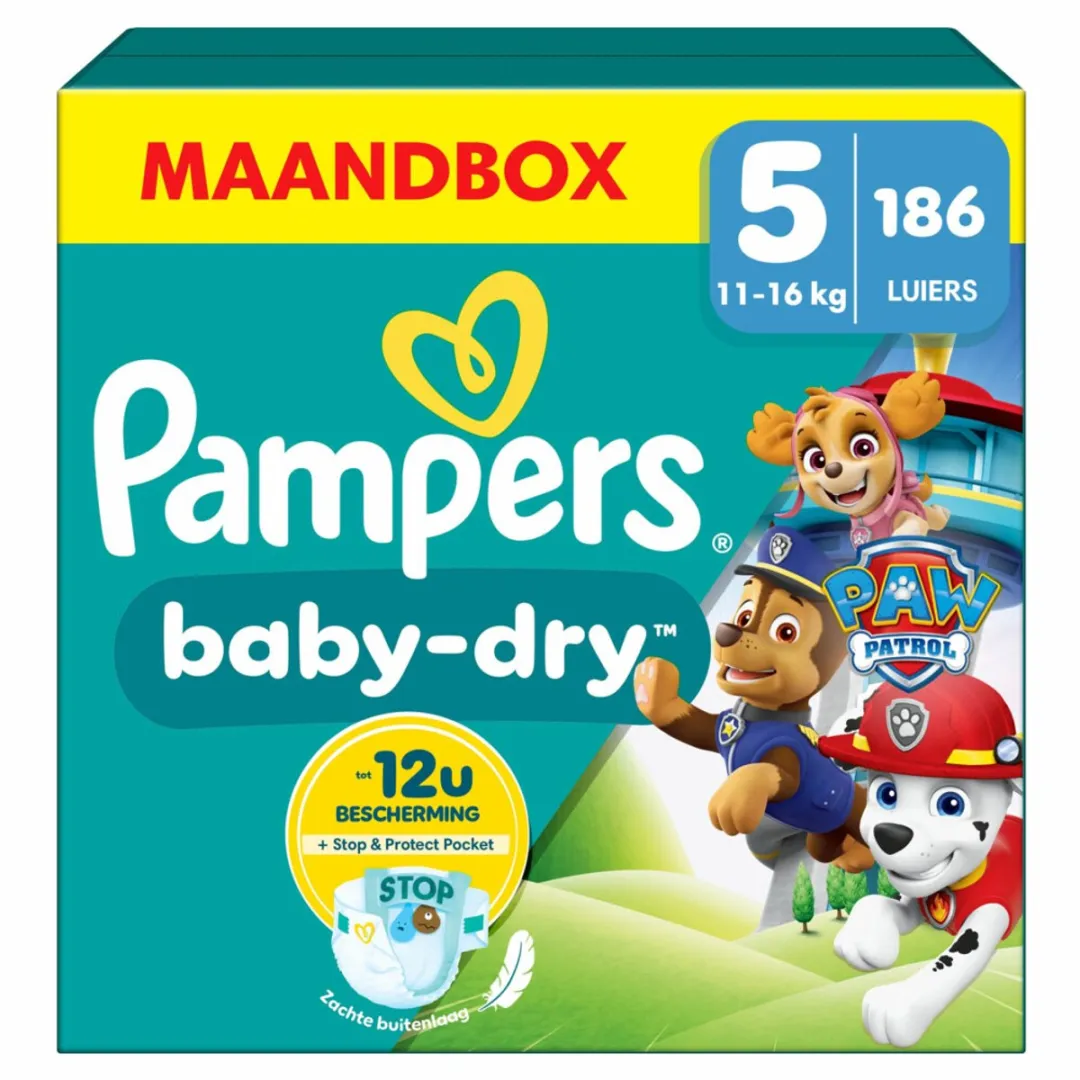 Pampers Baby-Dry Maat 5 Paw Patrol
