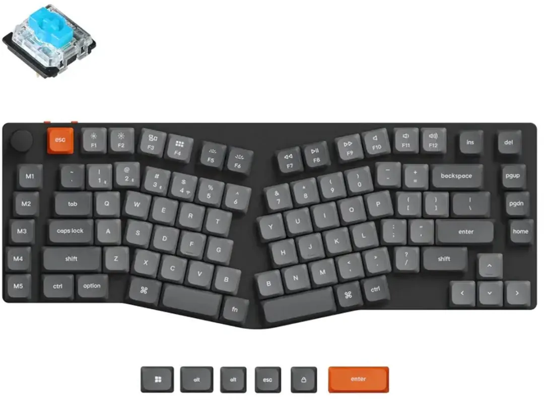 Keychron K15 Max Ergonomisch Toetsenbord