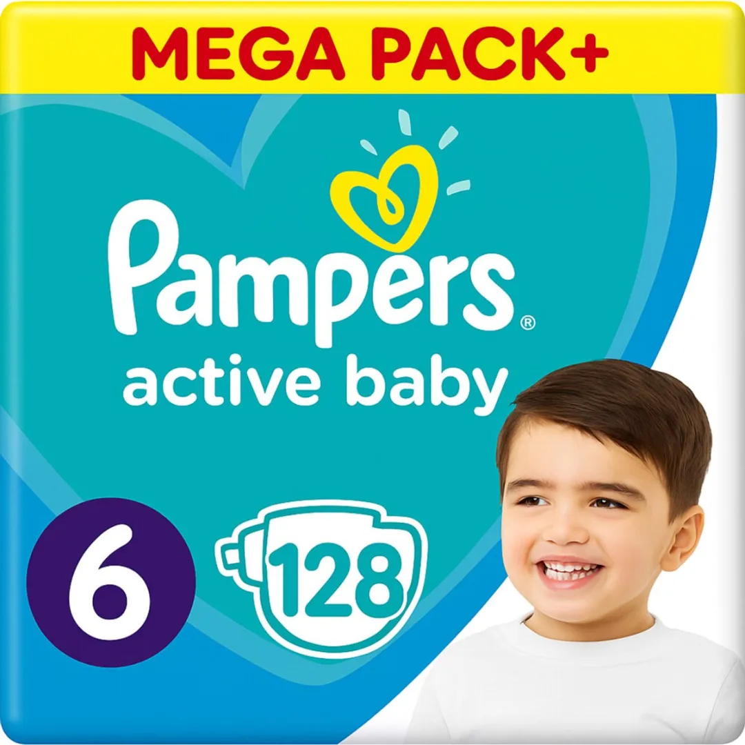 Pampers Active Baby Luiers Maat 6 128 Stuks