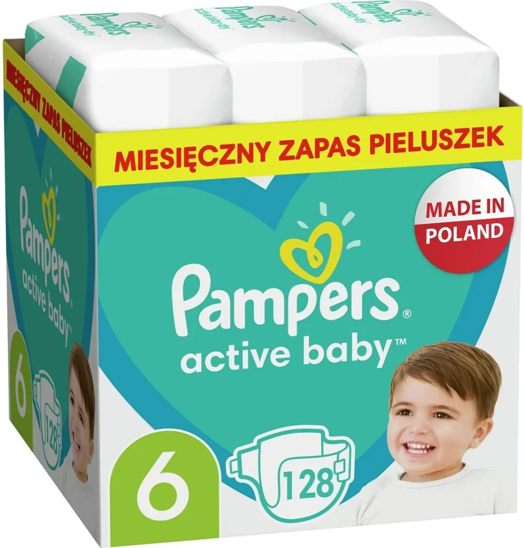 Pampers Active Baby Luiers Maat 6 128 Stuks