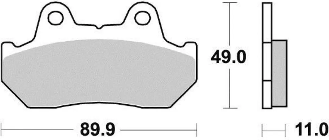 Sigma Remblokjes Honda VF750F Interceptor 1983-1985 - Or