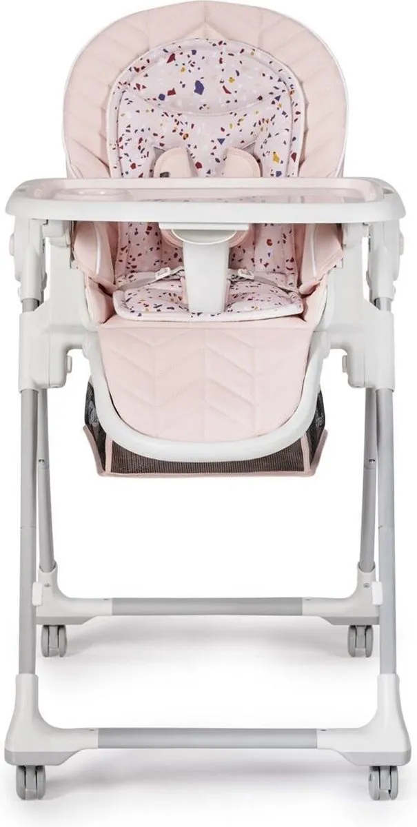 KinderKraft LASTREE 2-in-1 Wip- en Kinderstoel Roze