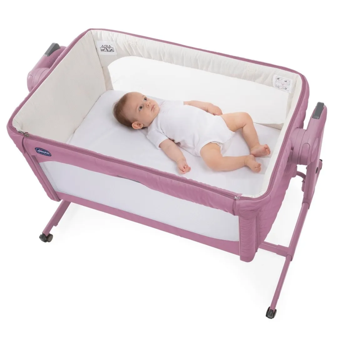 Chicco Next2Me Magic Blossom Wieg - Roze