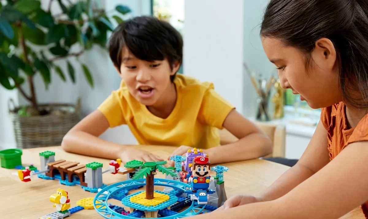 LEGO Super Mario Reuzen-Urchins Strandattractie 71400 - 536 Stukken