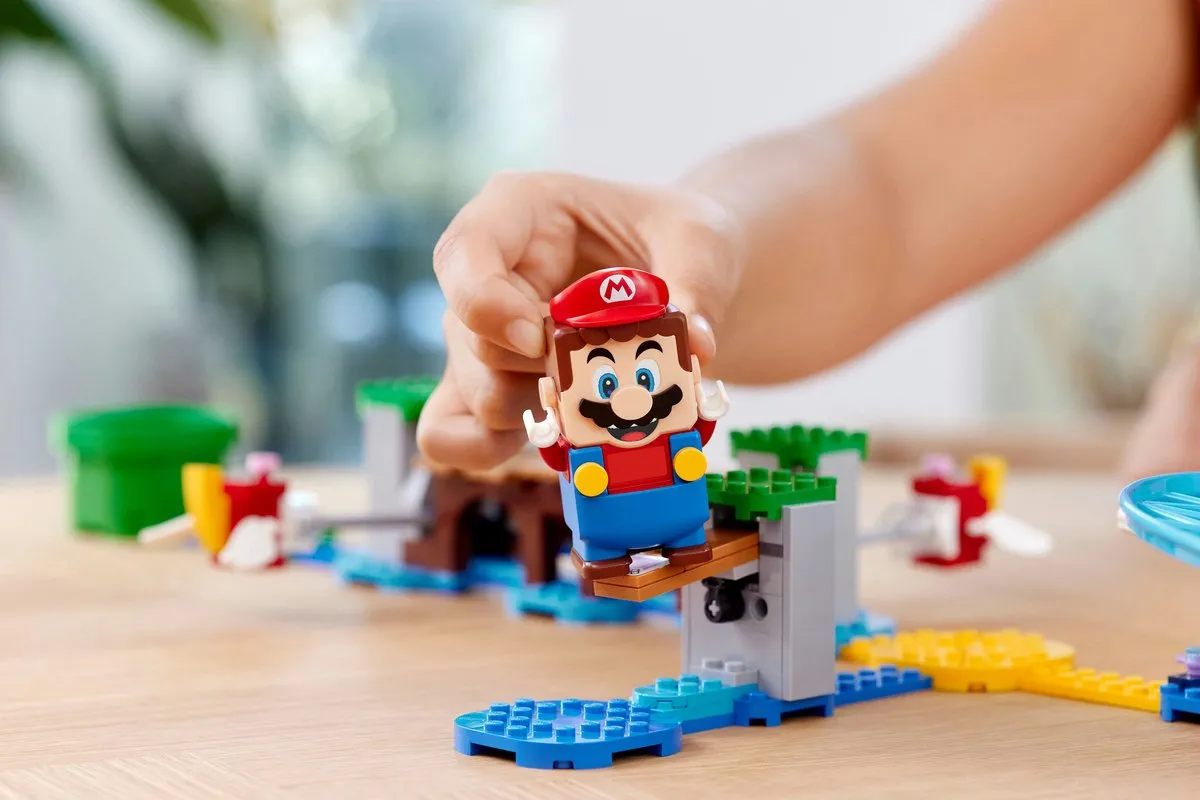 LEGO Super Mario Reuzen-Urchins Strandattractie 71400 - 536 Stukken