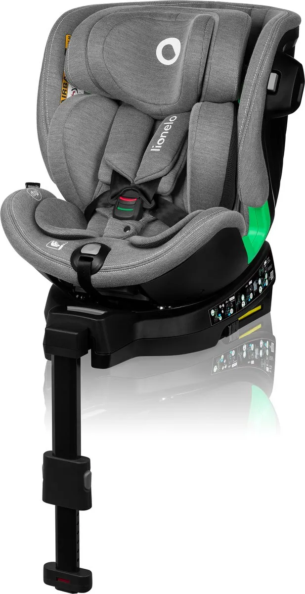 Lionelo - Harmony i-Size - autostoel - 360' draaibare basis - brede zitting - Achterwaarts gericht tot 105 cm (18 kg)