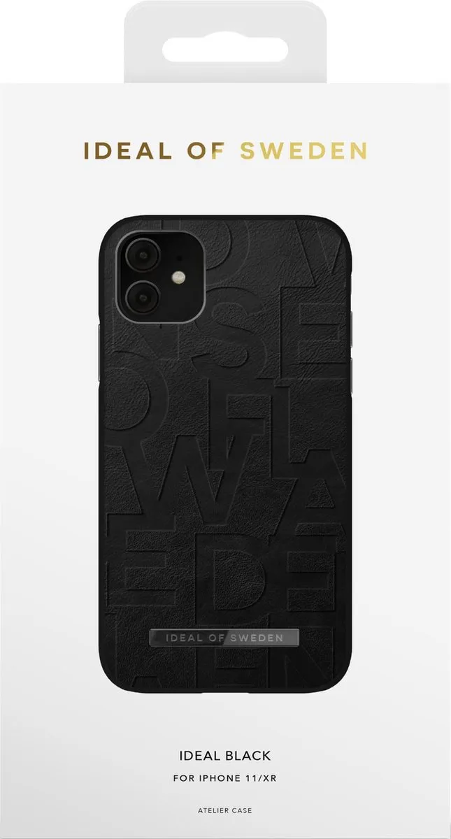 iDeal of Sweden Fashion Case Atelier iPhone 11/XR IDEAL Black - afbeelding 3 van 6