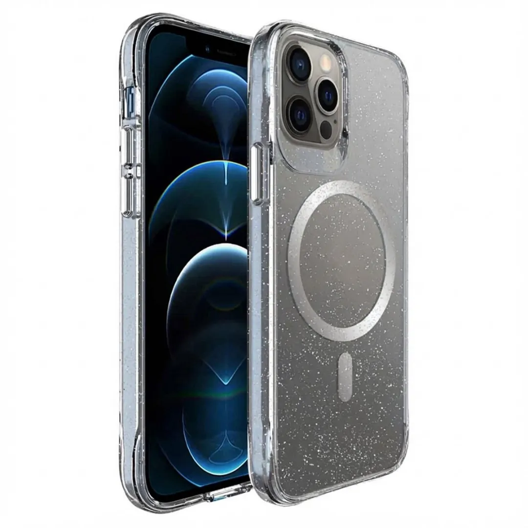 Imoshion Hoesje iPhone 12 Pro/12 Glitter Zilver
