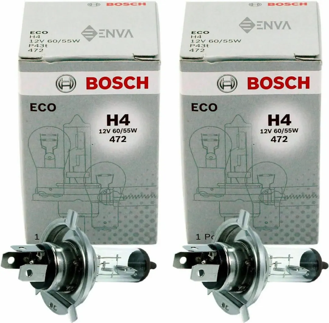 Bosch H4 Halogeen Verstraler 55W