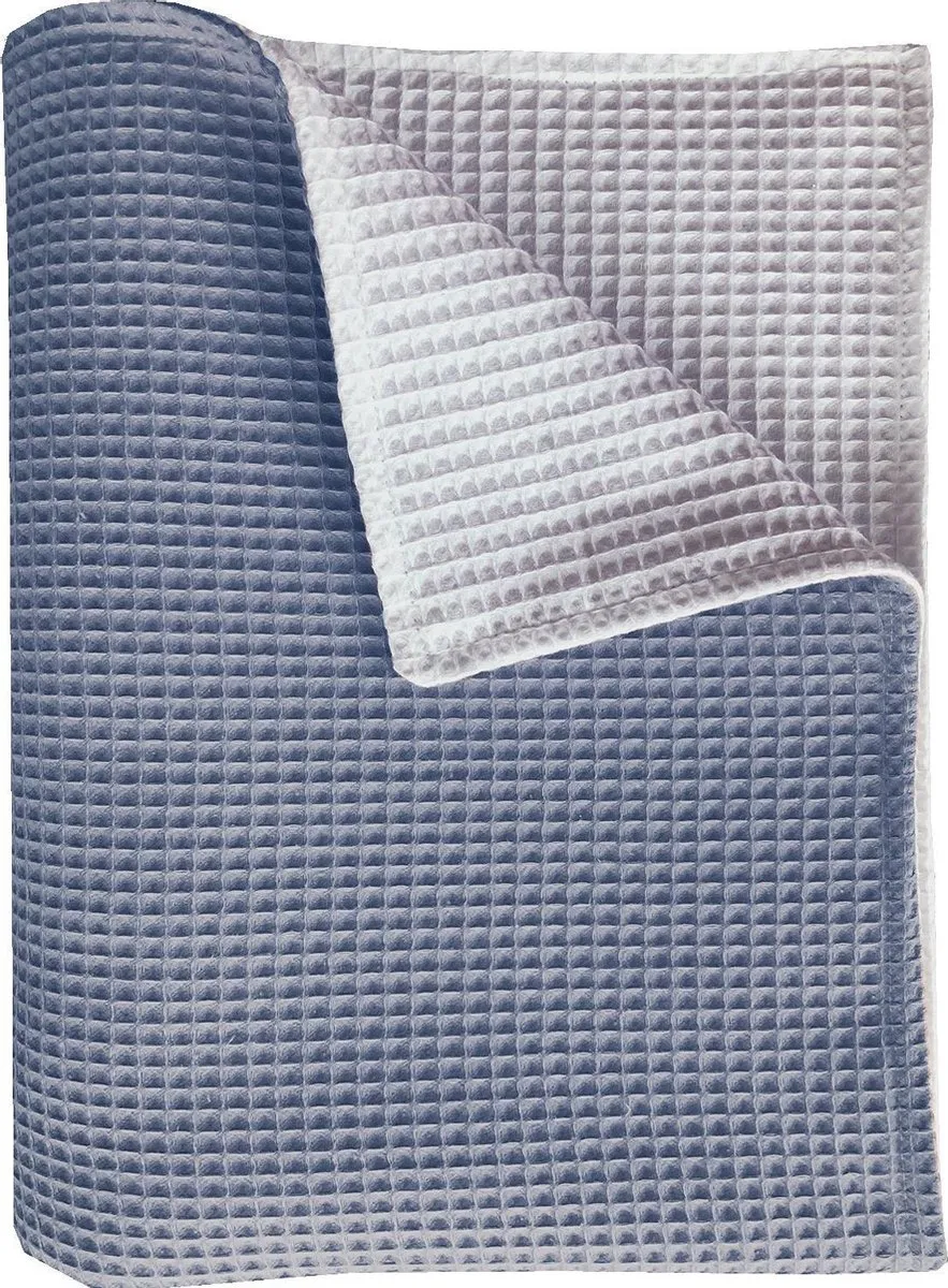 BINK Bedding Wiegdeken Pique Dusty/Wit 75x100cm