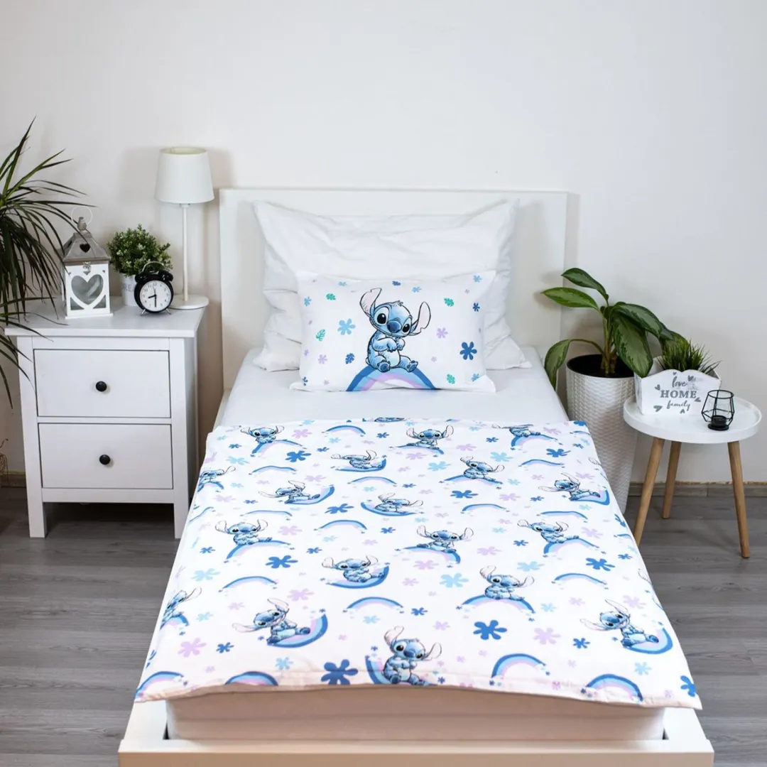 Disney Stitch Katoenen Beddengoed Junior 100x135cm - Oeko-Tex