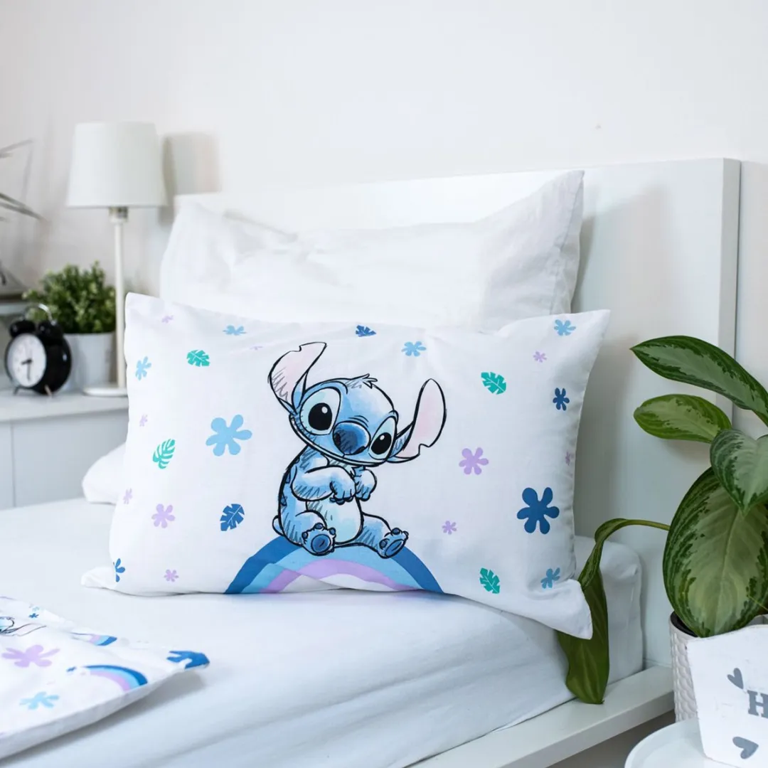 Disney Stitch Katoenen Beddengoed Junior 100x135cm - Oeko-Tex