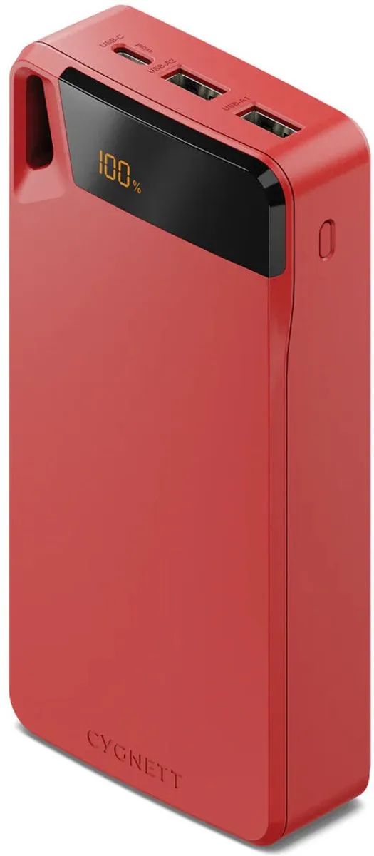 Cygnett Boost 4 20.000 mAh Power Bank - Rood