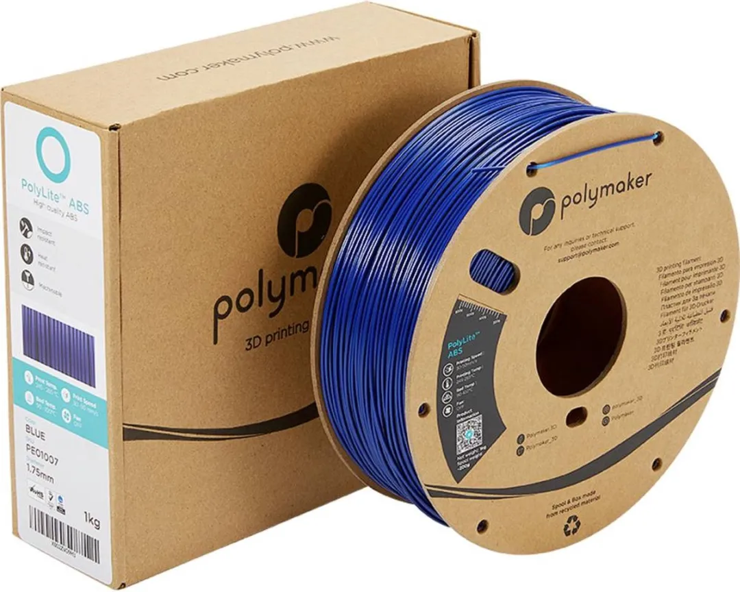 Polymaker PolyLite ABS Filament 1.75mm - 1000g - Blauw