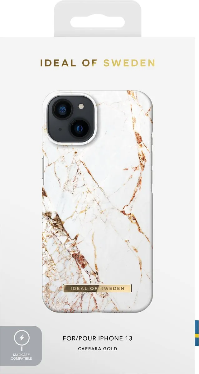 iDeal of Sweden iPhone 13 Hoesje Carrara Gold - MagSafe - IDFCTE22-I2161-46 - afbeelding 3 van 5