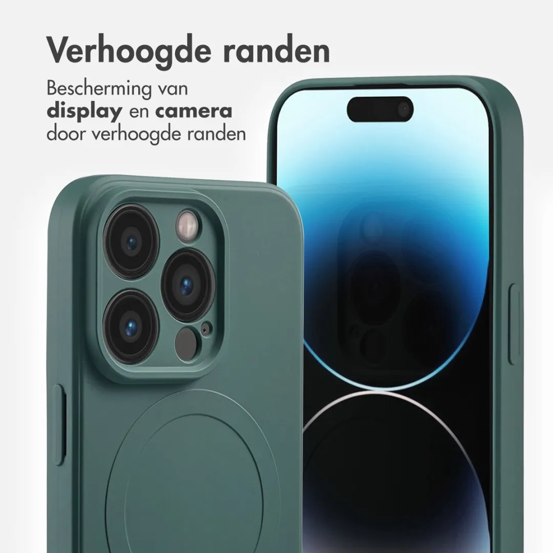 Imoshion Hoesje iPhone 14 Pro MagSafe - Donkergroen