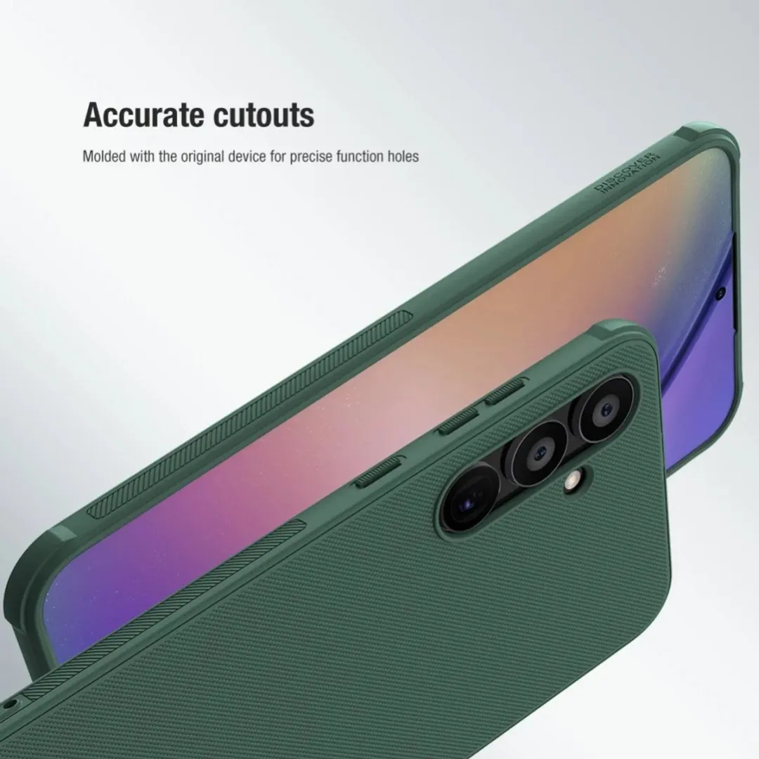 Nillkin Super Frosted Shield Hoesje Samsung Galaxy A55 - Groen