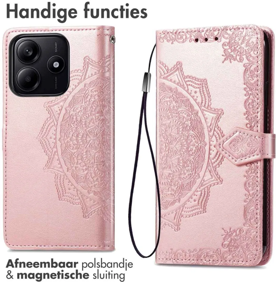Imoshion Hoesje Xiaomi Redmi Note 14 5G - Roségoud - 3 Pasjes