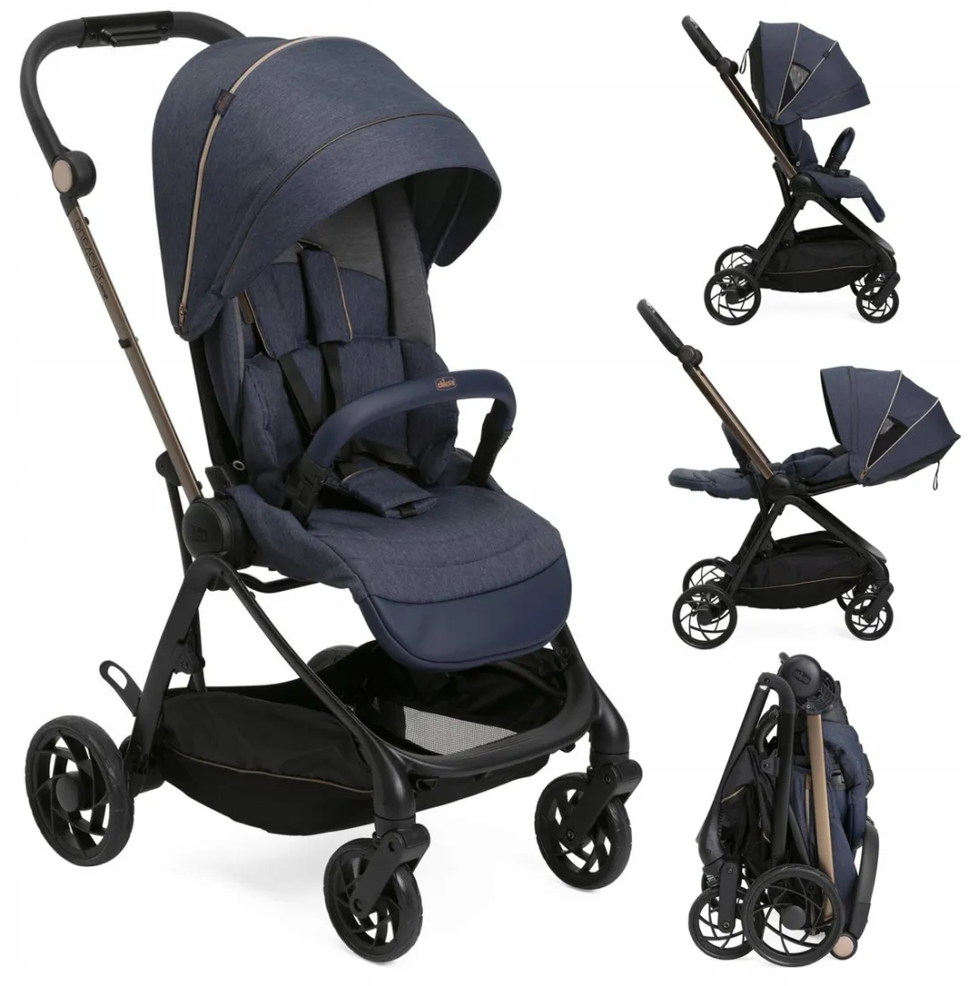 Chicco One4Ever Lounge Kinderwagen Blauw