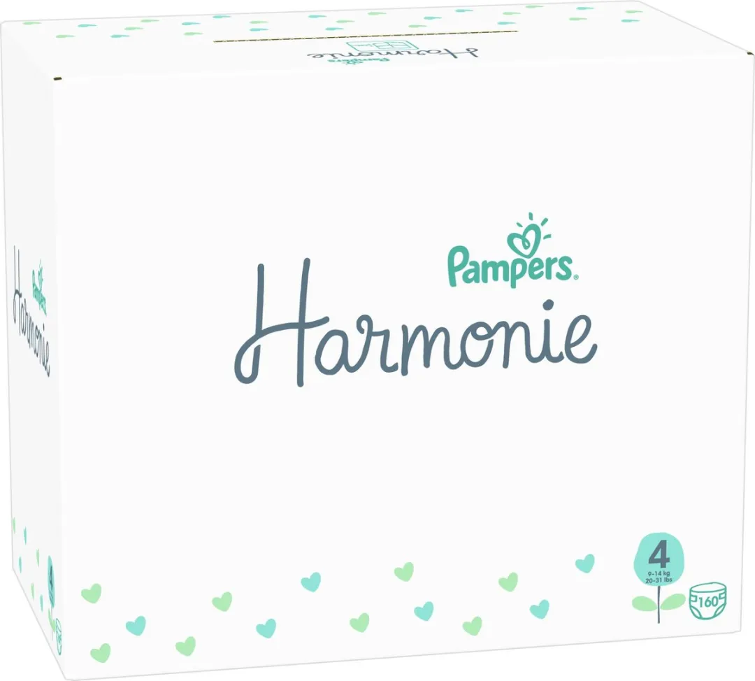 Pampers Harmonie Maat 4 Luiers - 160 Stuks