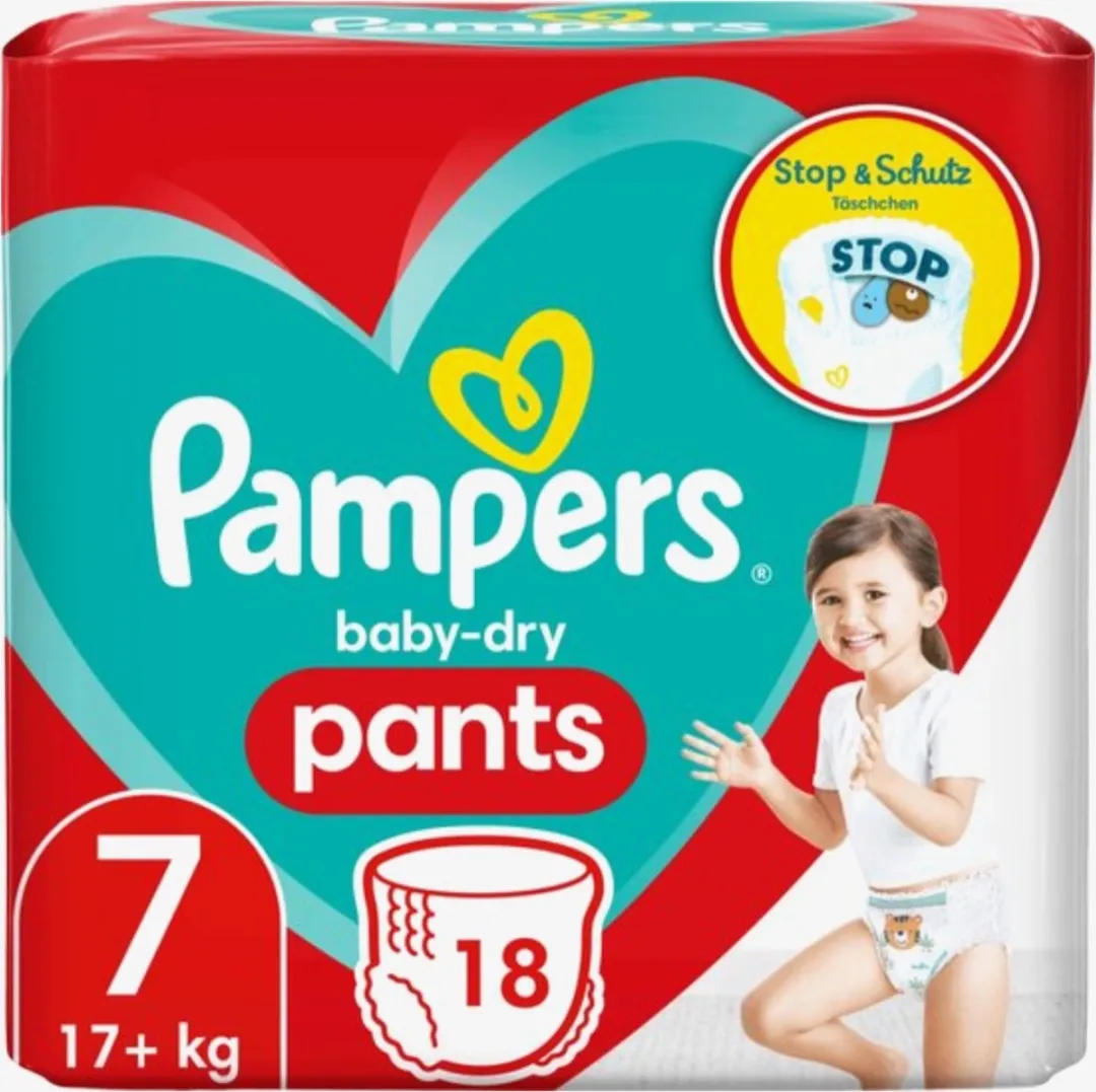 Pampers Baby Pants Maat 7 Extra Large 18 Stuks