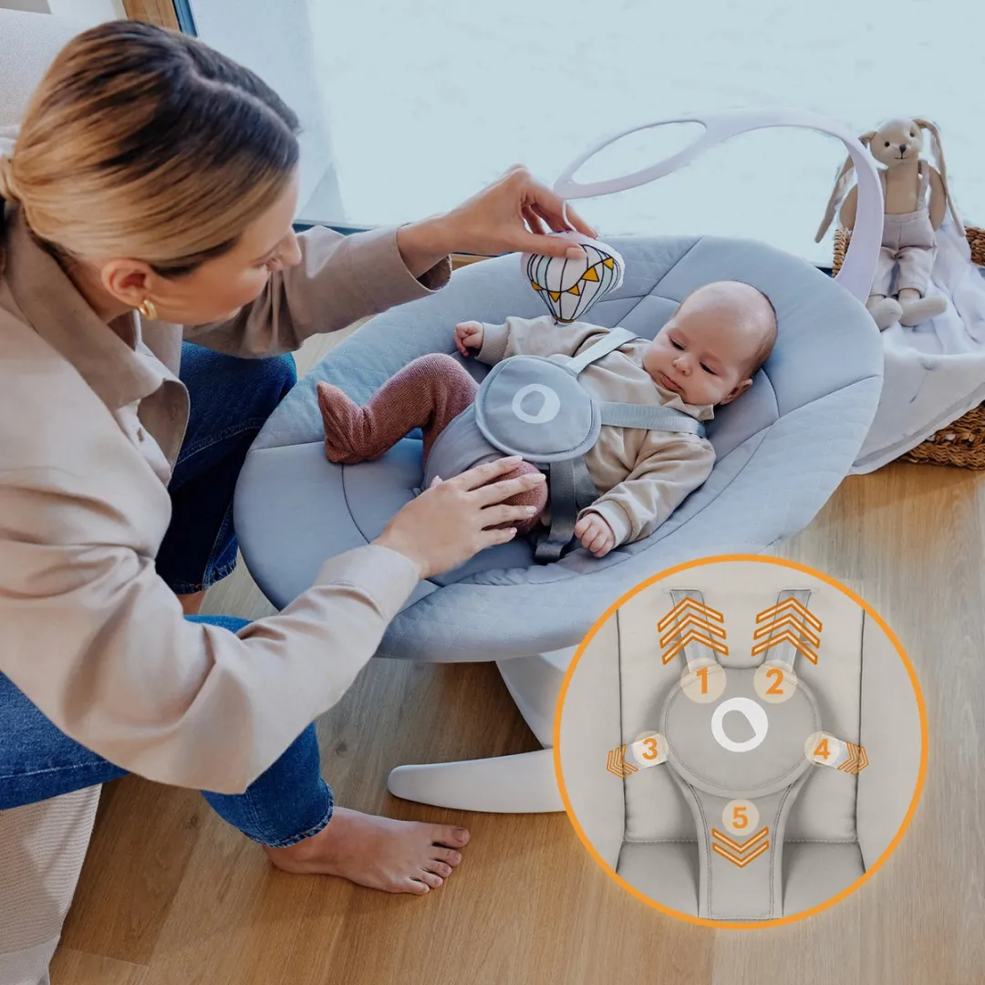 Lionelo Iris Premium Babyschommel - Beige Sand