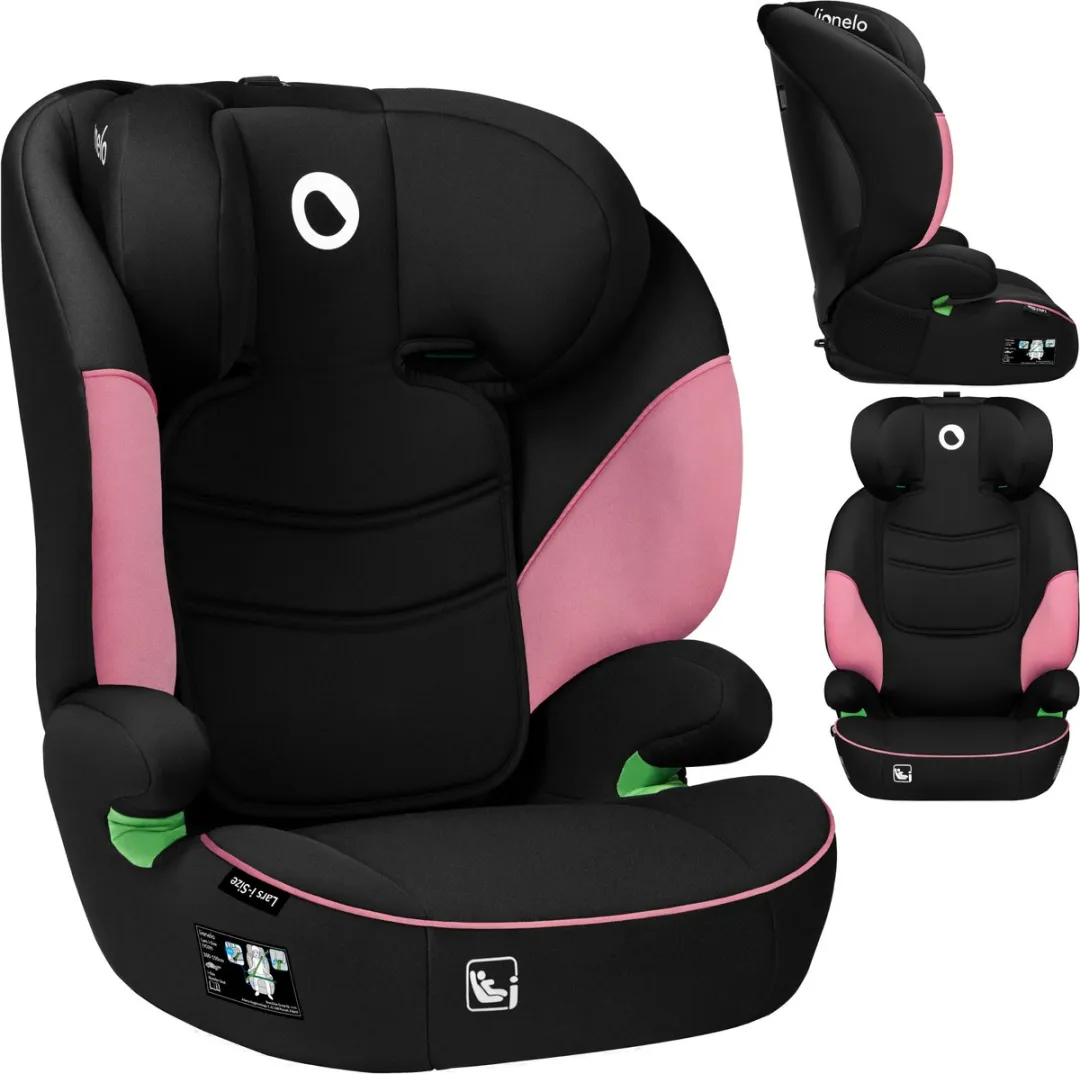 Lionelo Lars i-Size Autostoeltje 100-150cm - 10 standen - Zwart/Grijs