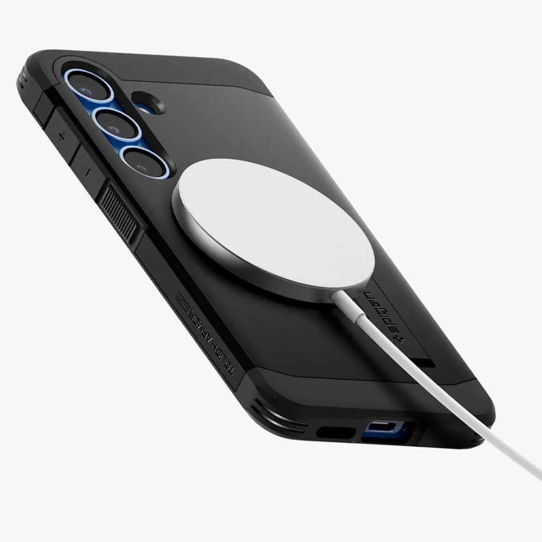 Spigen Tough Armor MagFit ACS08987 Hoesje - Samsung Galaxy S25 Plus - Zwart