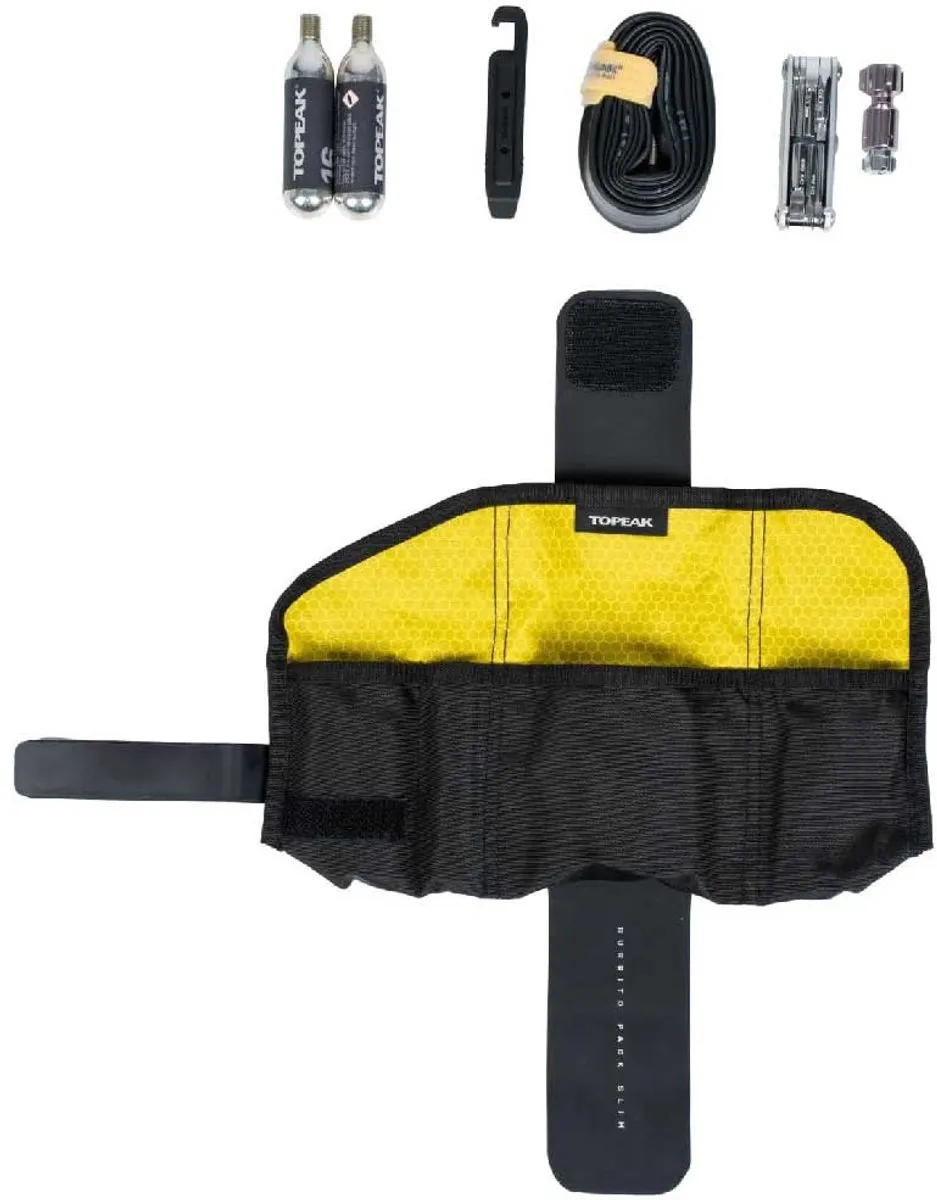 Topeak Burrito Pack Slim Zadel Fietstas - Zwart - afbeelding 5 van 6