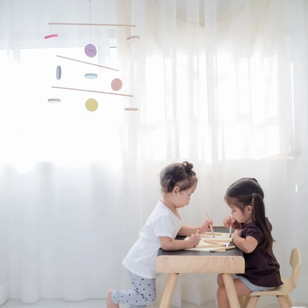 Plan Toys - babymobiel - Gekleurde Houten Cirkels