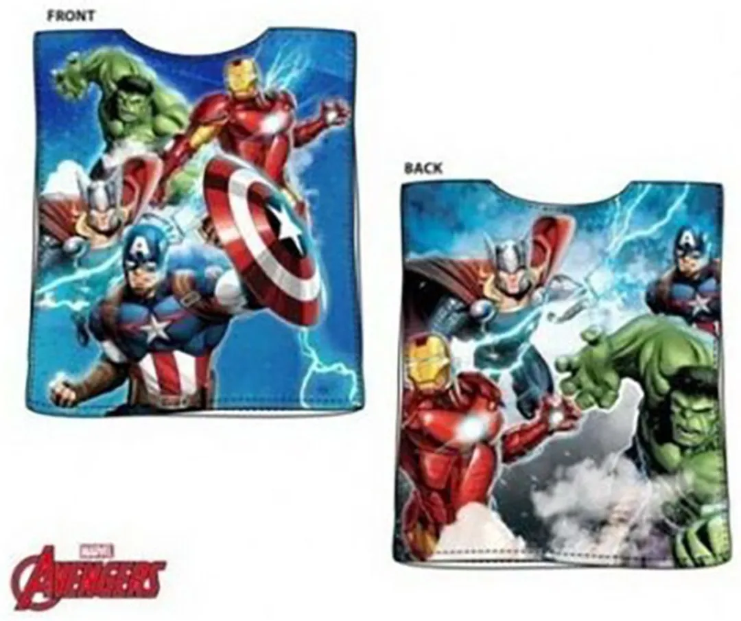 Marvel Avengers Strandlaken Badcape 50x100cm - Blauw