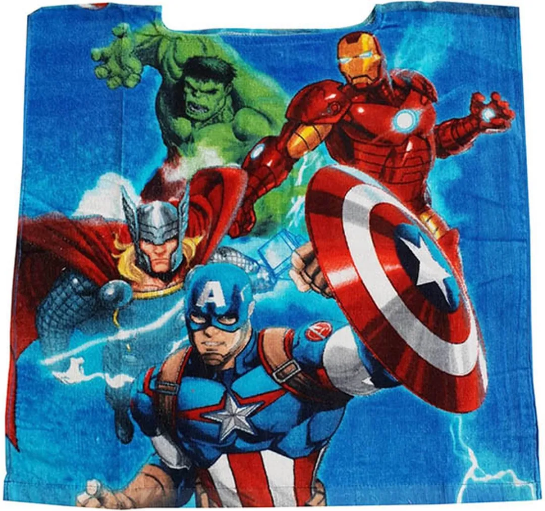 Marvel Avengers Strandlaken Badcape 50x100cm